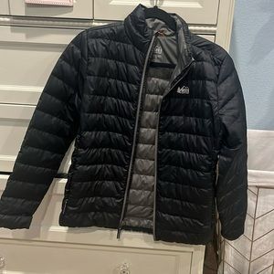 REI Black puffer